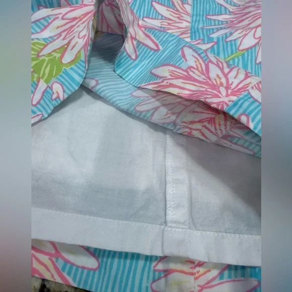 Lilly Pulitzer vintage strapless floral midi dress SZ 6 - Picture 5 of 14